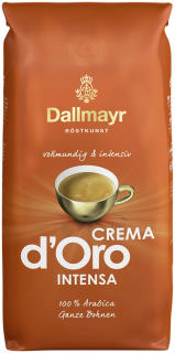 Zrnková káva - Kávové zrná Dallmayr 1 kg Crema D'Oro Intensa
