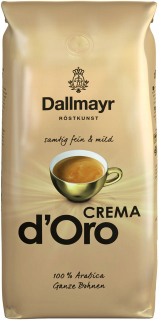Zrnková káva -  Kávové zrná Dallmayr Crema D'Oro 1 kg