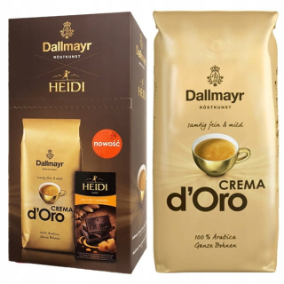 Zrnková káva -  Dallmayr Crema d'Oro 1kg headidist Heidi zadarmo