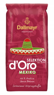Zrnková káva - Dallmayr Crema d'Oro Mexiko 1kg Granist