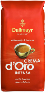 Zrnková káva -  Dallmayr Crema d'Oro Intensa 1 kg kávových zŕn