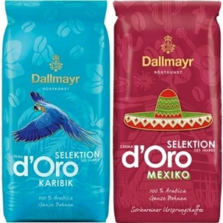 Zrnková káva - Dallmayr D'Oro Selection des Jahres 2x 1KG
