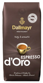 Zrnková káva -  Kávové zrná Dallmayr Espresso D'Oro 1 kg