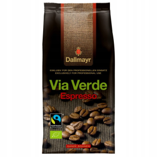 Zrnková káva -  Dallmayr cez Verde Espresso EKO Coffee Beans 1KG