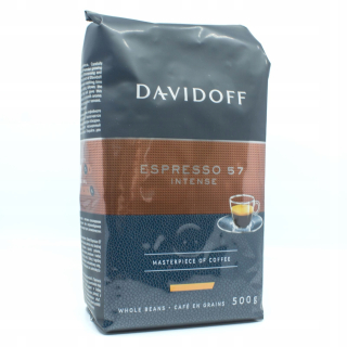 Zrnková káva - Davidoff 500g espresso intenzívne 57 kávy granulované