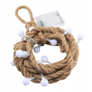Halloween - Globe String Light Hemp LoD LED LED svetlo svetlo d