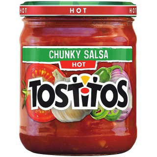 DIP SOS TOSTOS CHUNKY SALSA HOT 439 ML Z USA