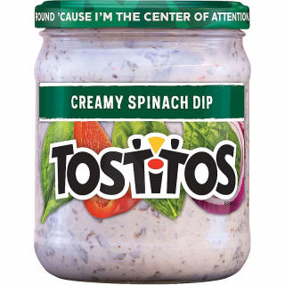 DIP SOS TOSTOS CREAMY SPINACH 425G Z USA