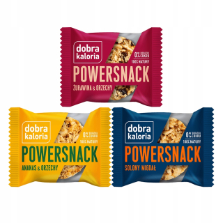 Dobré kalórie PowersNack Mix 3 Flavory 12ks