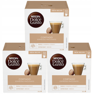 Kávové kapsule - Dolce Gusto Cortado Espresso Macchiato 3x30 kusov