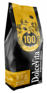 Zrnková káva -  Dolcevita Talianska Káva Granular Arabica 100%, 1 kg
