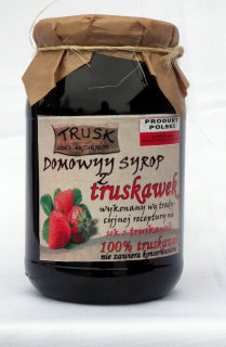 Domáca šťava, jahodový sirup 830 ml