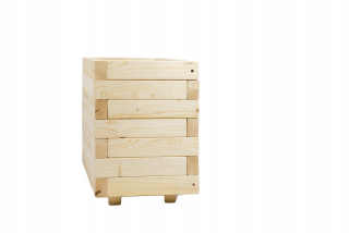 Drevený hrniec IMA 70 S7 v54cm Kvetinový záhon