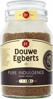 Instantná káva -  Douwe Egberts Silná rozpustná Káva 190g UK