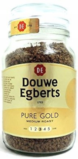 Instantná káva -  Instantná káva z čistého zlata Douwe Egberts 95g UK
