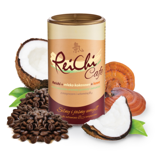 Instantná káva - Dr Jacobs Rei-Chi Cafe kokosová stimulácia 180 g