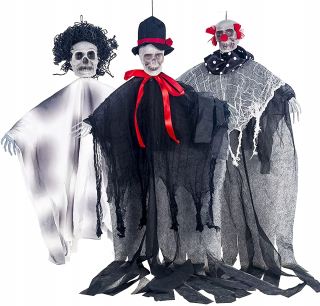 Halloween - Duch prívesku zdobiť 3 ks na Halloween