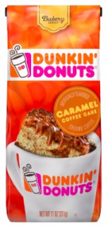 Káva mletá -  Dunkin Donuts Caramel Coffee s chuťou cookies