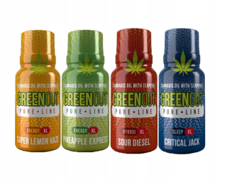 CBD - Duth Therapy Green Out Čistý XL Set 4x400mg