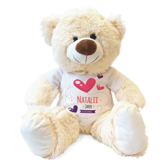 Darček na Valentína - Big Teddy Bear Plys Darček pre Valentína vaša tlač