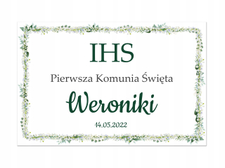 Prvé sväté prijímanie - Veniec v oblasti spoločenstva, vence na spoločenstvo, nový rok 2019
