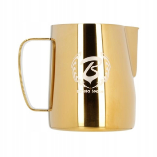 Mliečny hrnček barista priestor zlatý 350 ml