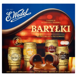 E. Wedel Sudy s alkoholom v čokoláde 200 g