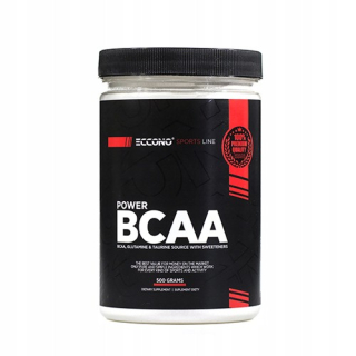 Aminokyseliny - ECCONO BCAA 500G EXTRA GLUTAMÍN TAURÍN 50 PORCIÍ