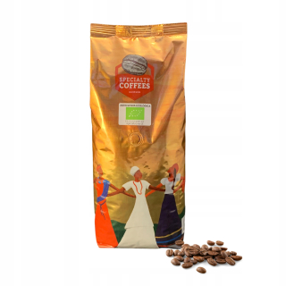 Zrnková káva -  Eco. Špeciálna, zrná káva, ekologická, 1kg