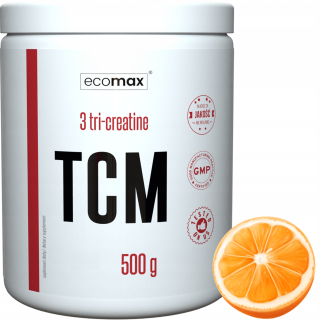Kreatín - ECOMAX Tri Createine Malát 500g Kreatín Apple