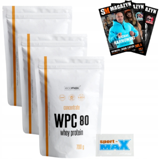 Proteín - ECOMAX WPC 80 2100 G PRÍRODNÝ BIELKOVÝ PROTEÍN