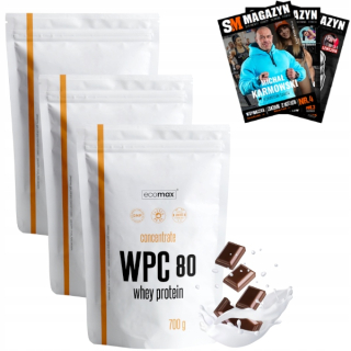 Proteín - ECOMAX WPC 80 Srvátka Protein 2100 g Srvátkový proteín
