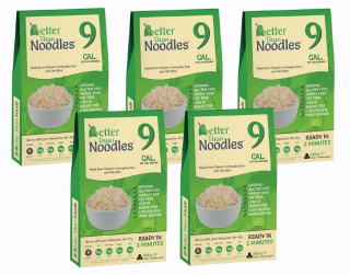 ORGANIC KONJAC Nudlové bezlepkové KETO x5