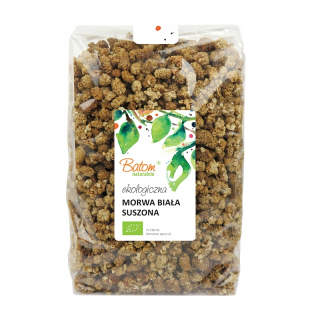 Sušené ovocie - Ekologický mulberry biely sušený 1kg bio