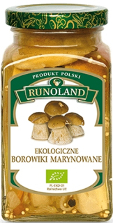 Organický marinovaný Boletus 300 g runand