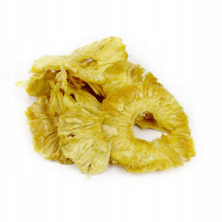 Sušené ovocie - ORGANICKÉ SUŠENÉ ANANÁSOVÉ ROLKY 1KG BIO