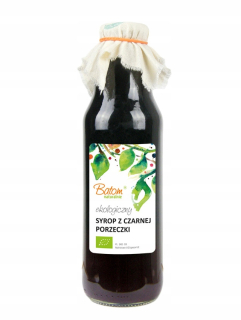 Ekologický čierny ríbezle SYRUP 750ML BIO
