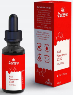 CBD - Konope extrahovať CBD MCT esenciálne oleje 7% 10ml
