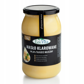 Eoovita maslo objasnené maslo ghee 750g