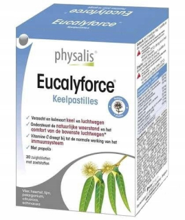 Eucalyforce (tablety pre sania na hrdle s eukali