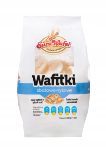 EUROWAFEL OBILOVINY Z RYŽÍ a RYŽÍ 45g eko fit