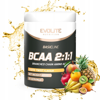 Aminokyseliny - EVOLITE BCAA 2: 1: 1 400g aminokyseliny aminoskupina exogénne