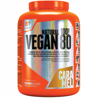 Proteín - Extrafit vegánov 80 2kg vegánskeho proteínu bez laktózy