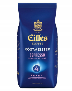 Zrnková káva - Eilles rostmeister espresso 1kg kávy granulárne