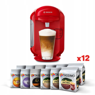 Kávové kapsule - BOSCH VIVY2 + 144 Káva a nápoje Tassimo