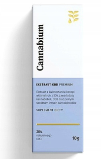 CBD - CBD extrakt 30% konopného oleja 10 g cannabium