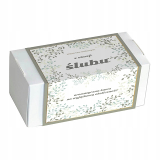 Elegantný súbor kávy pre svadobné svadby 20x 10g
