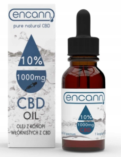 CBD - Encann konopný olej 10% CBD 10 ml
