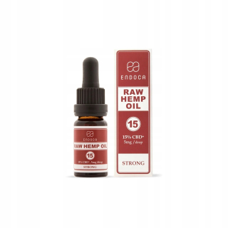 CBD - Endoca - CBD olej 15% 10 ml RAW 1500 mg CBD + CBDA
