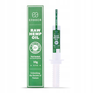 CBD - Endoca - RAW CBD + CBDA Konopné pasta 2000 mg 20%